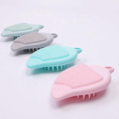 China Sustainable Multifunctional Soft Silicone Face Wash Cleansing Brush Bath Massage Brush for sale