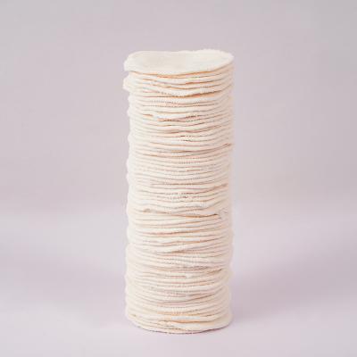 China Reusable BambooTerry Groove Makeup Remover Happy Pads Reusable Washable Female Clean Rounds for sale