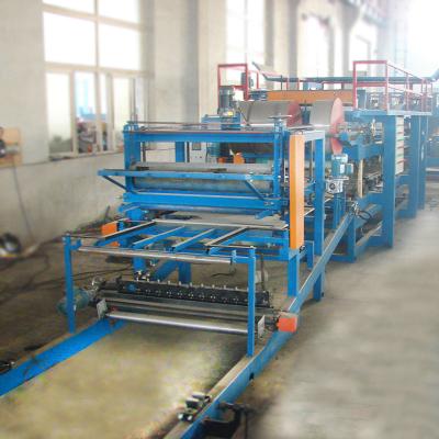 China ROOF Construction Used Sandwich Panel Machine PU Sandwich Panel Production Line for sale