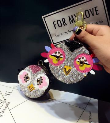 China Lady Bags Bag Cute Accessories Cartoon Rhinestoner Key Chain for sale