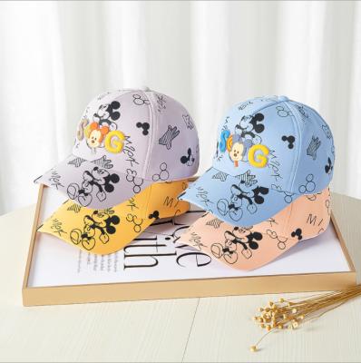 China 2021 New Boys Girls Baseball Cap Spring Summer Cartoon Mickey Sun Hat Kids COMMON Hat for sale