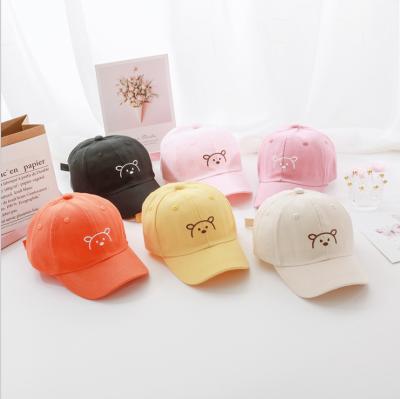 China Kids Embroidery Custom Logo Kids Dad Hats COMMON Baseball Cap for sale