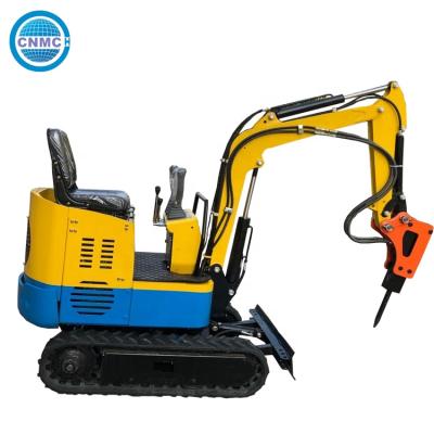 China Building Material Stores Chain 1 Ton Lithium Battery Mini Crawler Excavator Digger With Hammer Grapple For Sale for sale