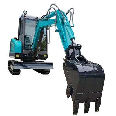 China Construction Material Shops 2.5 Track 2.5 Ton Mini Bagger Hydraulic Crawler Mini Steel Ton Mini Digger Attachments Excavator From China for sale