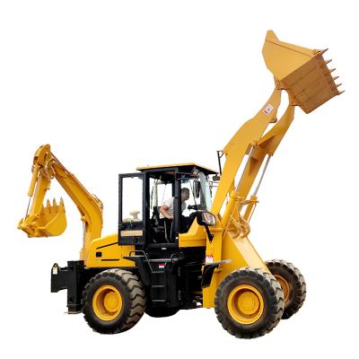 China Deluxe Manufacturing Multifunction Backhoe 4WD Loader Excavating Loader for sale