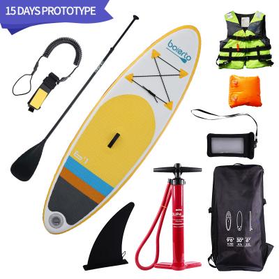 China Wholesale Cheap Inflatable Paddle Board Inflatable Surfboard Stand Water Sport Activity Stand Inflatable SUP Board Paddleboard for sale