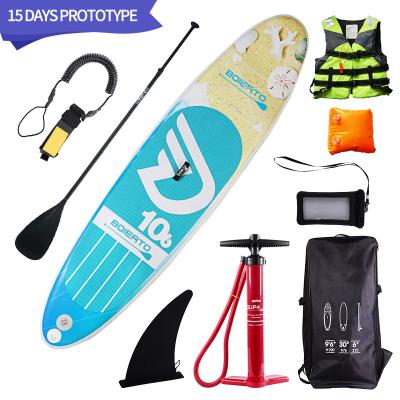 China Beach Sip Inflatable Board Inflatable Paddle Board Total Design for sale