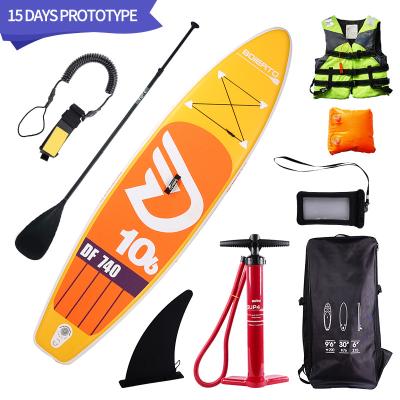 China unisex inflatable paddle powered surf board for sale for sale