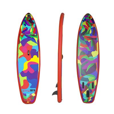 China Beautiful Design High Quality Unisex Inflatable Stand Up Paddle Board ISUP Infalatable SUP Board For Water Sports for sale