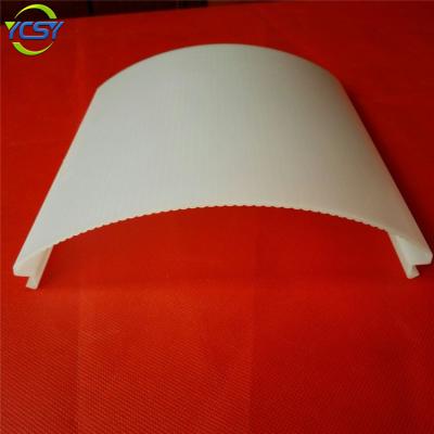 China Plastic Extrusion Profile Lampshade Cover Led Light Cover for sale