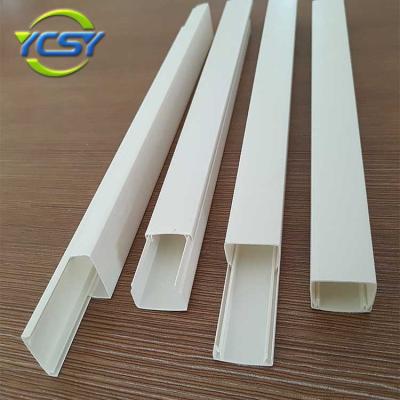 China PVC Factory Directly Supply Low Price Latest Decorative Cable Trunking for sale