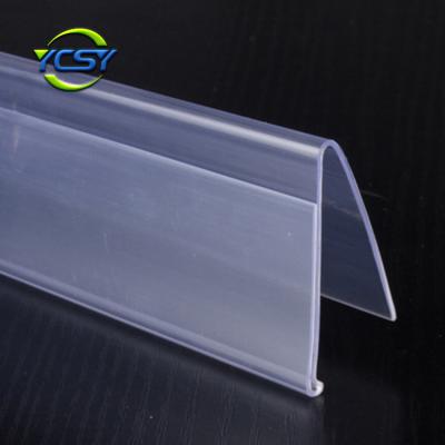 China Building Material Supermarket Shelf Label Holder Shelf Strip for sale