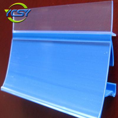 China Durable And Firm Coextrusion Plastic Shelf Line Label Holder Supermarket Shelf Strip Is Easy To Install And for sale