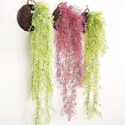 China Popular Home Wedding Party Wall Decorative Greenery Climbing Plant Hanging Plant Artificial Plastic Vine for sale