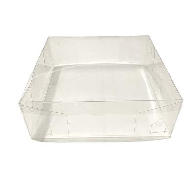 China Custom Materials 0.3mm-0.45mm Thickness Transparent Packaging Boxes Recycled PVC Plastic Clear Box for sale