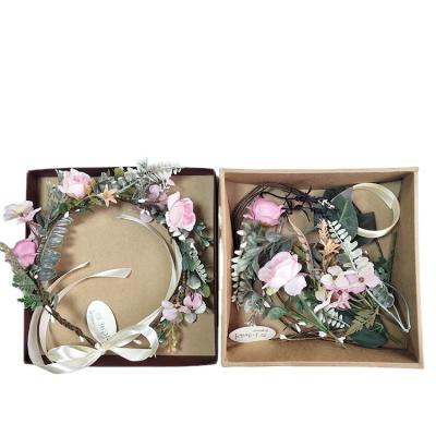 China Wholesale Handmade Flower Arrangements Factory Price FABRIC Wreath Artificial Materials in Corolla Diy for sale