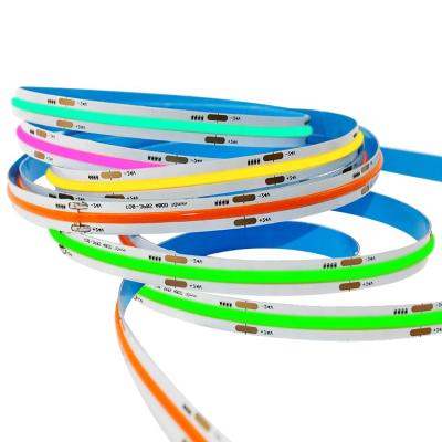 China Residential COB LED STRIP RGB 12V/24V 5m LIGHT Flexible High Density Strip Light COB Light Strip for sale