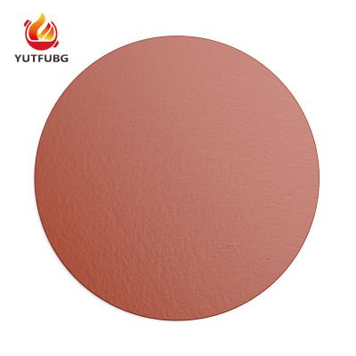 China Sustainable Popular Design 330mm Cordierite Pizza Grilling Stone In Round Shape for sale