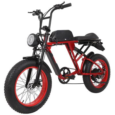 China Long range 750w 48v lithium battery steel ebikes for adults electric bike for sale