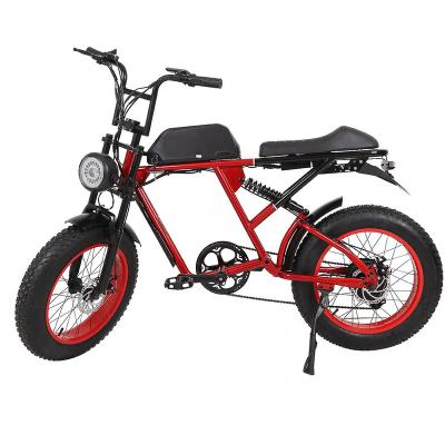 China 48v 750w Electric Fat Bike 20inch Steel Electric Bicycle for sale