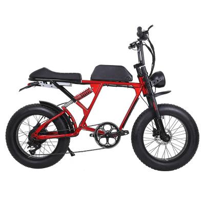 China Steel Best Selling Long Range 500w Electric Fat Tire Bike For Adult for sale