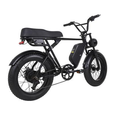 China 48v 350w Electric Bike Powerful Motor Steel Brushless Fat Tire for sale