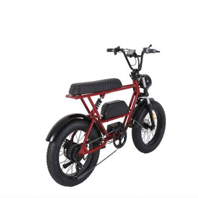 China Low MOQ Steel Strong Fast Portable Foldable City 20*4.0 1000W Ebike Fat Tire Folding Electric Dirt E Bike for sale