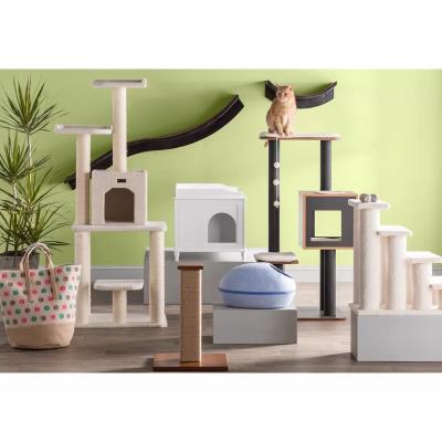 China Best Selling Sustainable White Side Table Amazon Furniture Wooden Dog Cat Pet House zu verkaufen