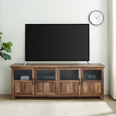 China Durable Modern Wholesale Wooden TV Stands Living Room Furniture Entertainment Unit Lowline TV Cabinet TV Console for sale