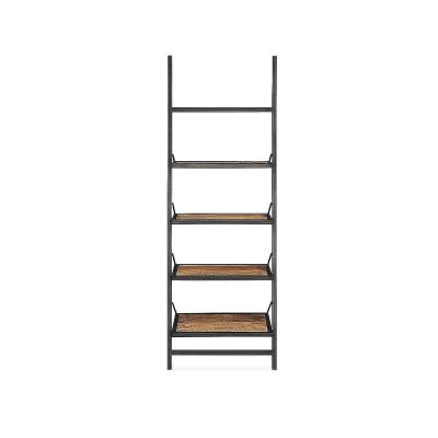 China Hot PANEL On Amazon Industrial Corner Used Bookcase Bookcase With Ladder for sale