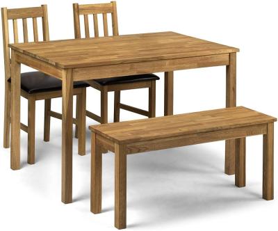 China Dining room set modern vintage wood table and chairs set dining room furniture for sale