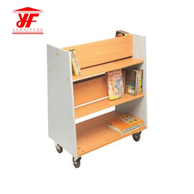 China PANEL Storage Rack Kindergarten Movable Small Size Children Book Shelves for sale