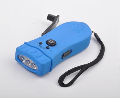 China CE ROHS certificated dynamo flashlight mini LED torch for sale