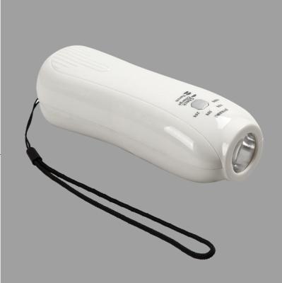 China Emergency Situation Flashlight With Battery Bank and self-power cranking gear for sale