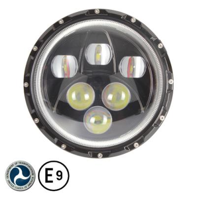 China 60W 7 Inch CREE LED Driving Light With DRL and Angel Eyes for sale