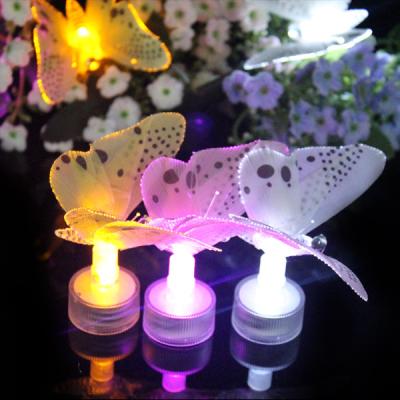 China Fiber Optic LED Butterfly Submersible Light For Aquariums, Vases, Table Centerpieces, Weddings, Birthdays, Pools for sale