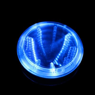 China Tunnel Effect Push-Bottom Switch LED Coaster For Table Centerpieces, Weddings, Birthdays, KTV ,Night Club for sale