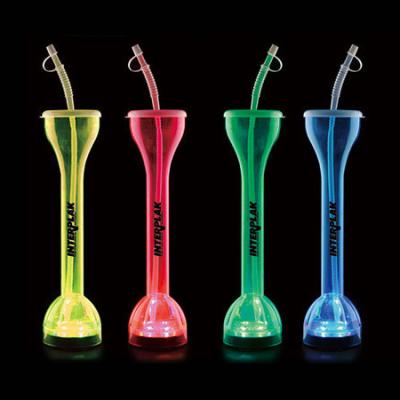 China Multi-Color LED Straw Cup For Le Grand Large Hotel, KTV, Leisure Bar, Coffee Shop, Tea House for sale