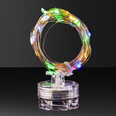 China CR2032 Operated 2m Twist ON/OFF Submersible LED String Lights For Christmas, Party, Festival Decoraction for sale