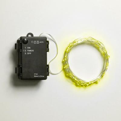 China Timer Waterproof 3*AA Battery Multi-Color LED String Lights For Christmas, Party, Festival Decoraction for sale