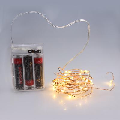 China 3*AA Battery Powered ON/OFF Multi-Color LED String Lights For Christmas, Party, Festival Decoraction for sale