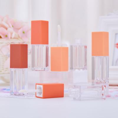 China Plastic Magic Wand Mini Lip Gloss Containers Customizable Rectangular Clear Tubes Lip Gloss Packaging Tube Wholesale Cosmetics Anti-corrosion Magic Wand for sale