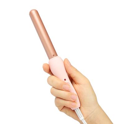 China Travel Mini Curling Iron LED Portable Ceramic Tourmaline Hair Curler OEM Hot Selling Coated Curling Iron for sale