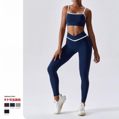 China High Waist Antibacterial Environmental Friendly Cloth Fitness Lifting Pants Running Tight Sports Pants Fitness Exercising Suit for sale