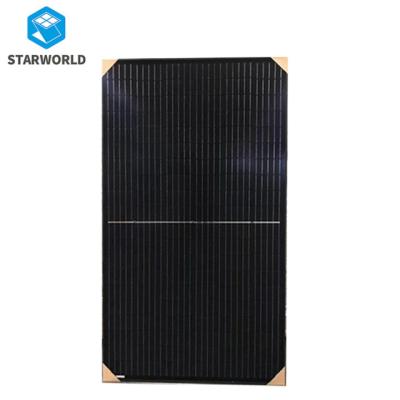 China Factory Price Jinko Full 325W 330W Cheetah PERC 320 Mono Black Mono Solar Panels Black jinko With Half Cut Cells JKM320M-60HB for sale