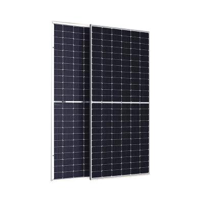 China JA Trina Jinko 540w Solar Panel 540w 550w 560w Glass Solar Panel Dual Bifacial MBB PV Module 182mmx182mm for sale