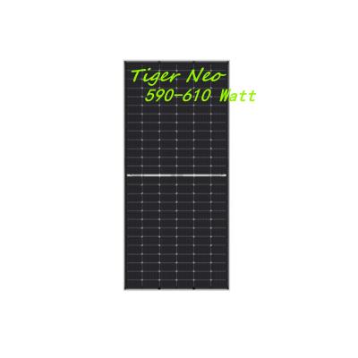 China Power Station New JInko Solar Panel 610W Tiger Neo Bifacial Solar Modules 78HL4-BDV 600 Watt 610W 615W for sale