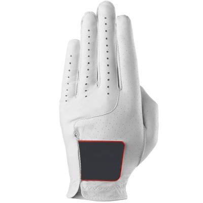 China Customized 100% genuine cabretta leather golf glove for sale