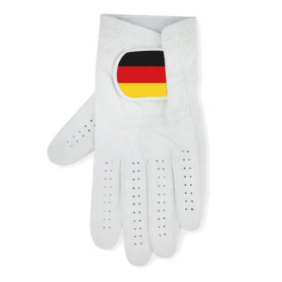 China Air Soft Well-Brethable Snow White Cabretta Golf Gloves for sale