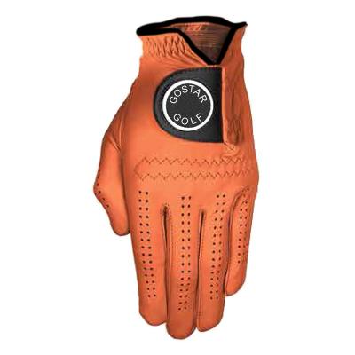 China Custom Cabretta Logo Custom Color Soft Golf Gloves Soft And Full Color Comfortable Well-breathable for sale